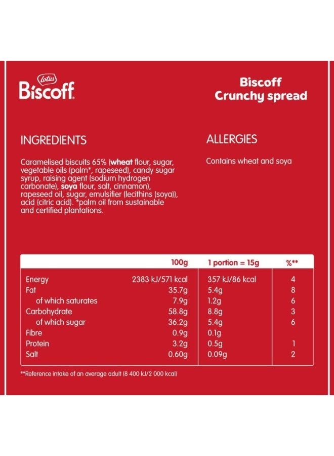 Lotus Biscoff Spread Crunchy 380grams - Image 5